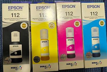 komputerlərin satışı: Məhsul: Epson 112 pigment mürəkkəb butulkaları dəsti Tərkib: - BK — 1