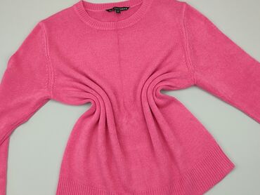 spódniczka w kratkę różowa: Sweter, L, stan - Dobry