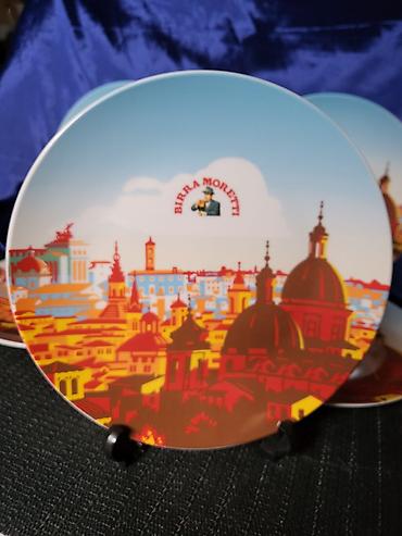 Kuhinjski setovi: Tanjiri novi Birra Moretti porcelanski. Tanjiri porcelanski Birra — 3