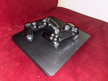 playstion 4: PlayStation 4 Slim 1T oyun konsolu Avropadan gəlib çox az işlənib