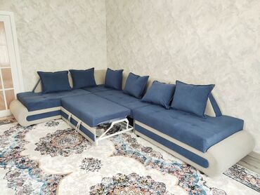 диван кожа: Угловой диван, С ящиками, Triple-seater