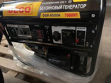 Генераторы: Бензиновый генератор DECO DGR- 8500K - Номинальное напряжение: 220 В — 1