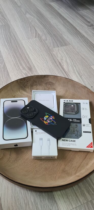 iphone 12 256 цена бишкек: IPhone 14 Pro, Колдонулган, 256 ГБ, Midnight, Каптама, Коргоочу айнек, Заряддоочу түзүлүш, 89 %