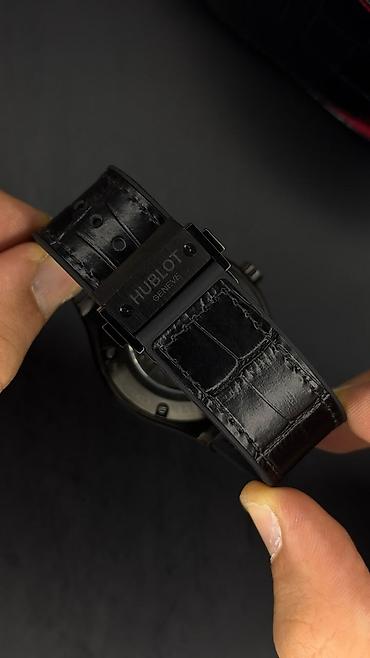 Личные вещи: Новый, Наручные часы, Hublot, цвет - Черный — 4