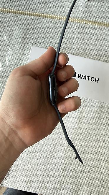 apple vach: Apple watch (SE 44mm) space gray Ideal veziyyetde 100% pil Karobkasi — 2