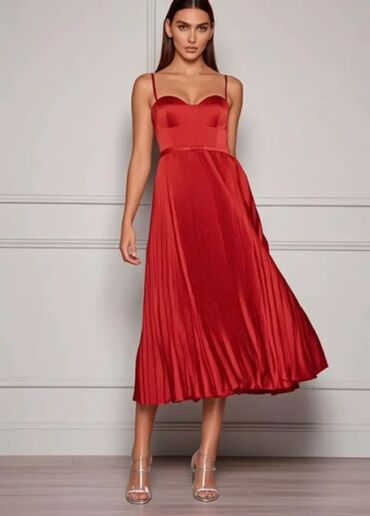 klasicne haljine do kolena: 7Arrows XL (EU 42), color - Red, Cocktail, With the straps