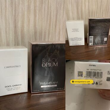 Ətriyyat: Dolce & Gabbana 50 ml Black Opium 50 ml Libre 50 ml Gucci Bloom