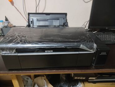 акнет ош номер: Продаю цветной принтер epson l805, краски заправлены, в отличном