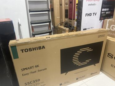 Televizorlar: Yeni Televizor Toshiba Led 55" 4K (3840x2160), Ünvandan götürmə, Pulsuz çatdırılma, Rayonlara çatdırılma