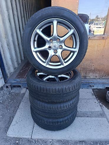 Капкактар: Дөңгөлөктөр монтажда 215 / 55 / R 17, Жай, Колдонулган, Комплект, Жеңил унаалар, Куйма, тешиктери - 5 — 2