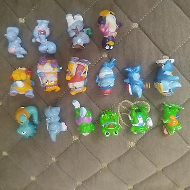 trolli oyuncaqları: Kolleksiya fiqurları dəsti - Mövzu: müxtəlif heyvan obrazları (fil — 2