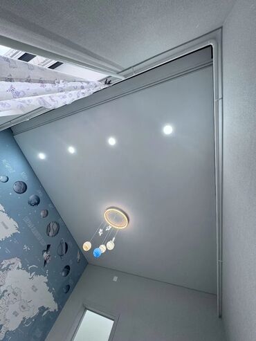 Натяжной потолок: Натяжной потолок Матовое, 3D потолки, Глянцевое Бесплатный замер, Гарантия, Монтаж — 8