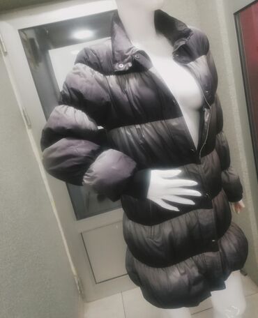 Zimske jakne: Ženska zimska jakna – puffer kroj, siva/anthracite ombre. Boja jakne u — 14