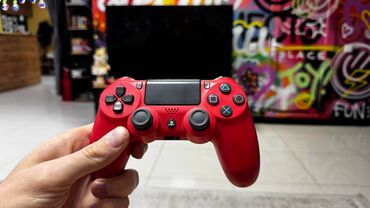 игровые консоли проводной usb контроллер: Продам контроллер Dual Shock PS4 V2 (красный). Состояние очень