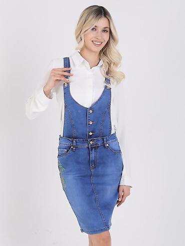 Другая женская одежда: Джинсовые сарафаны и юбки: Купи у меня по 500 сом продавай по 1000 сом — 14