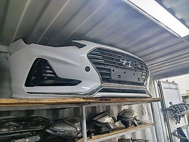 Передний бампер в сборе для Hyundai Sonata (рестайлинг, ориентировочно lalafo.kg да Передний бампер в сборе для Hyundai Sonata (рестайлинг, ориентировочно