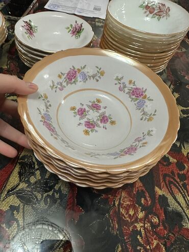 Sup qabları: Sup qabları, 6 ədədli dəst, Keramika, SSRİ — 7