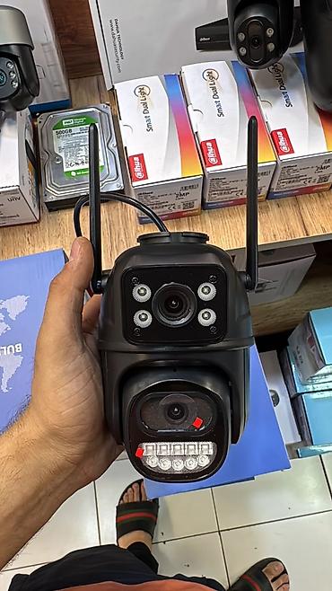 İki antenli Wi‑Fi IP təhlükəsizlik kamerası - PTZ (pan/tilt/zoom) at lalafo.az İki antenli Wi‑Fi IP təhlükəsizlik kamerası - PTZ (pan/tilt/zoom)