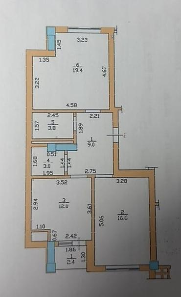 4: 2 комнаты, 66 м², Советская/Скрябина Элитка, 4 этаж, Евроремонт — 10