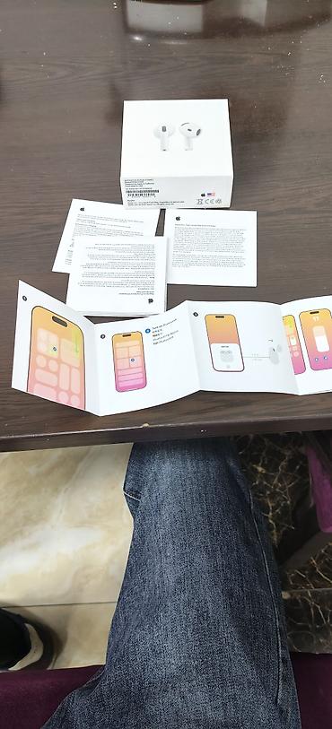 airpods pro 1: Apple AirPods (ANC ilə) - Model: AirPods, aktiv səs-küyün ləğvi — 3
