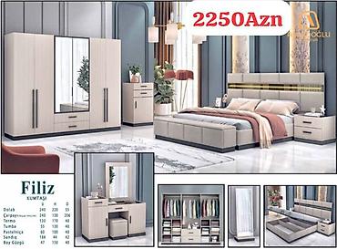 Yataq otağı dəstləri: İkinəfərlik çarpayı, Dolab, Termo, Tumba, Yeni — 69