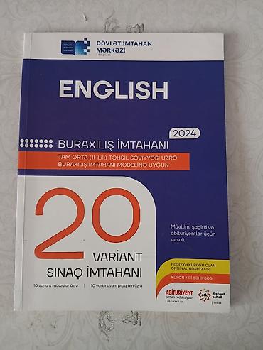 Testlər: 11 ci sinif buraxılış imtahanına hazırlaşanlar üçündür kitabın içində — 1