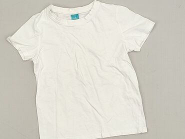koszulki biegowe z nadrukiem: T-shirt, Little kids, 5-6 years, 110-116 cm, condition - Perfect