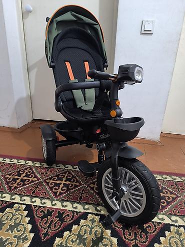 Детские велосипеды: Детский трехколесный велосипед-каталка Skillmax с родительской ручкой — 17