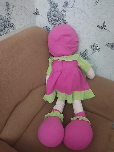 oğlan üçün oyuncaqlar: Böyük yumşaq kukla – pambıq doldurmalı - Dizayn: çəhrayı şlyapalı — 2