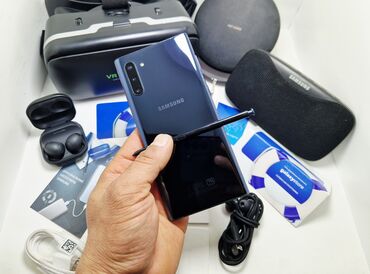 Samsung: Samsung Note 10, Б/у, 512 ГБ, цвет - Черный, 2 SIM, 1 SIM, eSIM — 4