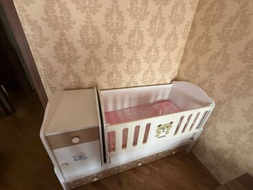 купить двуспальная кровать: Oğlan və qız üçün, İşlənmiş, Çarpayı, Bazasız, Siyirməli
