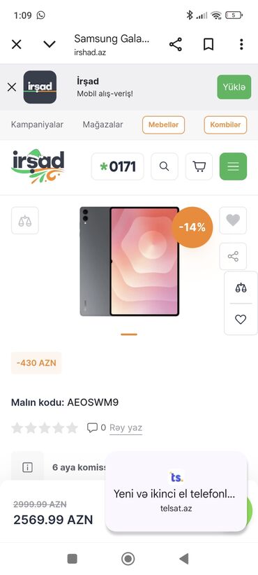 Samsung: Yeni Samsung Galaxy Tab, 14,6", 256 GB — 9