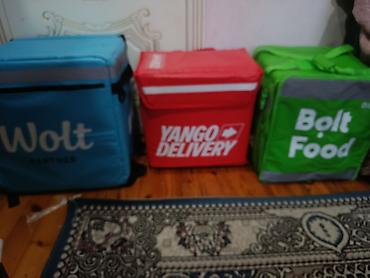 bolt sumka: Ucu birlikde 50azin - Brendlər: Wolt Partner, Yango Delivery, Bolt — 1
