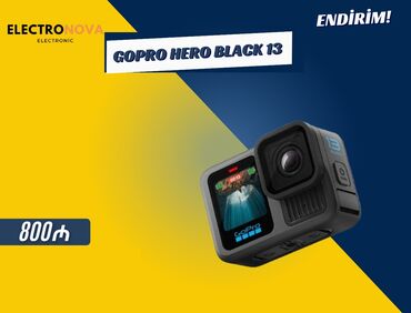 GoPro Hero 13 Black ✔ Ultra HD keyfiyyətli çəkiliş 🎥✨ ✔ Suya davamlı