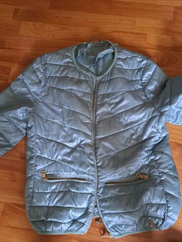 Ostale jakne, kaputi, prsluci: Zenska jakna štepana za prelazni period.Metalik svetlo tirkizna, nova na lalafo.rs — 1 Ostale jakne, kaputi, prsluci: Zenska jakna štepana za prelazni period.Metalik svetlo tirkizna, nova — 1