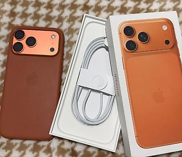 продажа айфонов: IPhone 17 Pro Max, Б/у, 512 ГБ, Оранжевый, Коробка, 93 % — 7