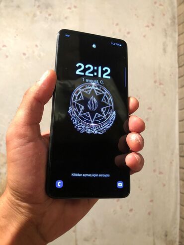 samsun j5: Samsung Galaxy A51, 64 GB, rəng - Göy, Barmaq izi, İki sim kartlı, Face ID
