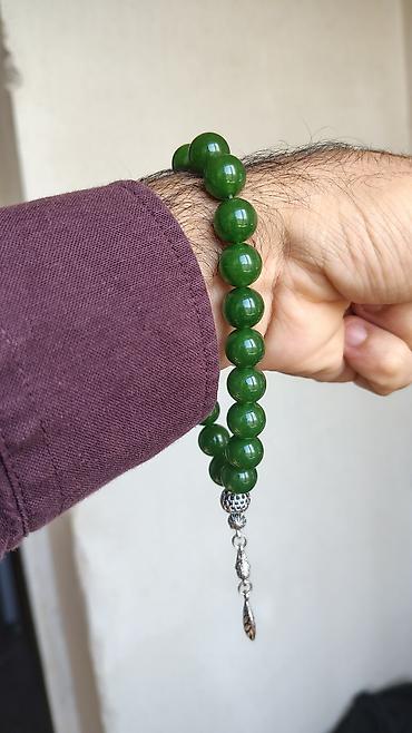 Təsbeh – yaşıl Nifrit(Jade)daş muncuqlu, çatdırılma ancaq Koroğlu və lalafo.az -da Təsbeh – yaşıl Nifrit(Jade)daş muncuqlu, çatdırılma ancaq Koroğlu və