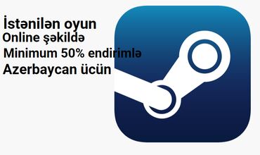 Oyun diskləri və kartricləri: İstənilən oyun Online şəkildə Minimum 50% endirimlə Azerbaycan ücün