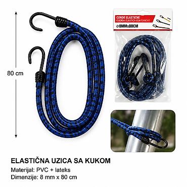 KMT karabiner konopac za prtljag 2000879 Praktična elastična uzica sa
