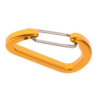 одежда италия: Карабин - D форма размер 5 см х 3 см, пружинный брелок для ключей