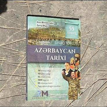 Testlər: Məhsul: “Azərbaycan Tarixi” – Sınaq Toplusu (RM Nəşriyyatı) Kitab — 1