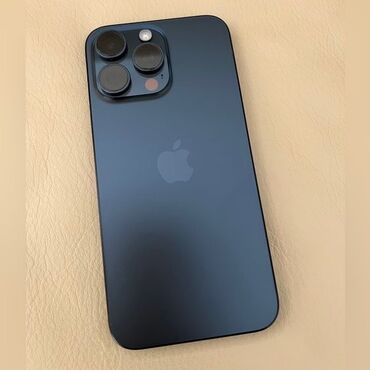 айфон15 про: IPhone 15 Pro Max, Б/у, 256 ГБ, Blue Titanium, Защитное стекло, Чехол, 88 %