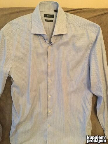 Košulje: Košulja Na duge rukave, L, Hugo Boss, bоја - Bela, Pamuk — 3