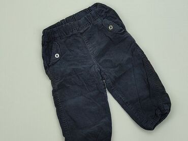 świąteczne zestawy ubrań: Baby material trousers, 12-18 months, 80-86 cm, condition - Good