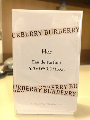 Lične stvari: Burberry her parfem 100ml nov u celofanu. Batch code uslikan