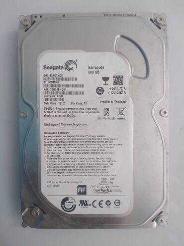 жесткий диск сата 500 гб: Накопитель, Б/у, Seagate, HDD, 512 ГБ, Для ПК