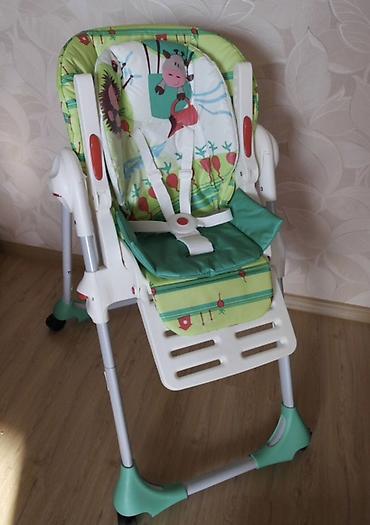 для кормления chicco: Стульчик для кормления, Б/у, Chicco, Металл, цвет - Зеленый — 1