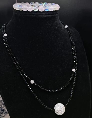 Чокеры: Авторские украшения ручной работы 1) Гранатовый комплект - Чокер и — 9