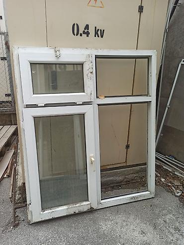 Təmir və tikinti: PVC pəncərə bloku - Material: ağ PVC profil - Komplekt: iki bölməli — 1